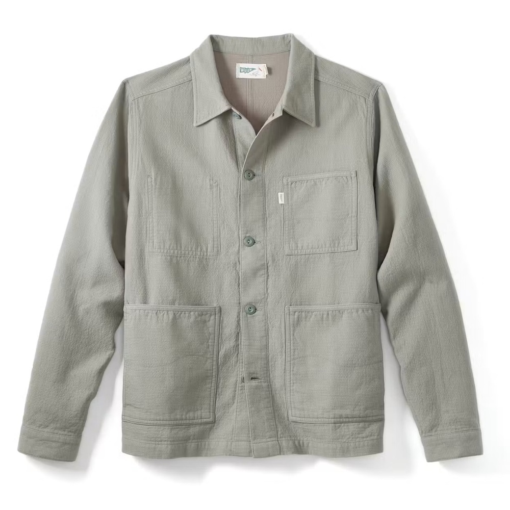 WELLEN Double Cloth Chore Coat - Sage Green